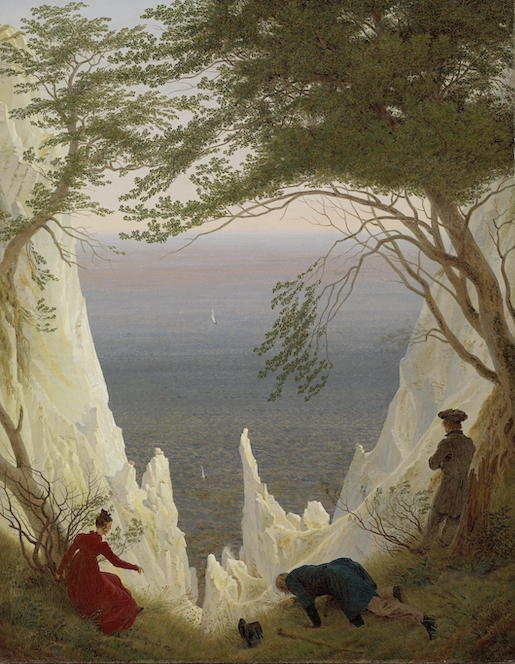 Caspar David Friedrich, Kreidefelsen auf Rügen, 1818, Ölfarben auf Leinwand, Kunst Museum Winterthur, Stiftung Oskar Reinhart, Ankauf, 1930